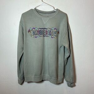 Psychedelic sweatshirt size medium blue